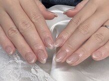 サラ 千種吹上店(Sara)/ラメが可愛いうる艶フレンチ☆彡