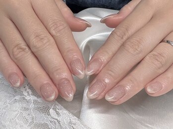 サラ 千種吹上店(Sara)/ラメが可愛いうる艶フレンチ☆彡