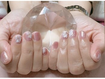 きれいめ春ネイル