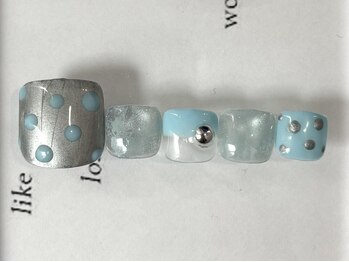 ジェミーネイル エビス(Jemiy nail ebisu)/個性派ドットレースマグ10480yen