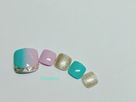 foot &nbsp;縦グラデーション