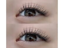 目の形に合わせたデザインも◎フラットラッシュ