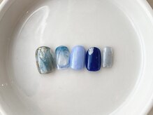 カラ ネイル 中津店(calla nail)/夏の大人ニュアンスデザイン