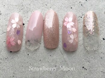 サロンストロベリームーン(Salon Strawberry Moon)/サクラネイル ¥7980
