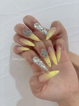 リアンネイル(Lian.nail)/yellow gradation