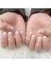 【Hand】フレンチネイル　色変え自由　他店オフ無料