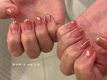 マリーネイルズ 心斎橋店(MARIE NAILS)/定額¥6,600 ハート 0703c