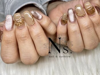 エヌエス ネイルアンドアイブロウ(Ns)/デザインネイル☆