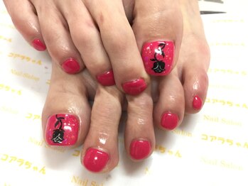 ネイルサロン コアラちゃん/【フット☆薔薇ネイル☆