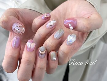 リノ ネイル(Rino nail)/カラフルニュアンスネイル