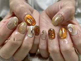 お任せベージュブラウンゴールド
