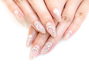 ネイルコレクション ベビーピンク(Baby Pink)/ジェルアート放題☆ツイード