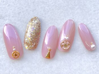 クリスマスネイル