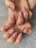 ☆人気メニュー【ハンド】少しデザインが欲しい方に♪左右4本デザイン　¥7000