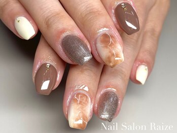 ライズ 本町店(Raize)/大理石ネイル/ニュアンスネイル