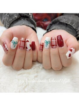 クリスマスネイル