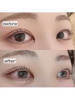 グランアイ 西船橋店(GRAN EYE)の写真/自まつげが伸びたような自然な仕上がりで可愛さUP♪まつげパーマ/パリジェンヌ3990円トリートメント付き♪