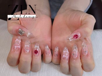 ゼン ネイル デザイン 池袋(ZEN NAIL DESIGN)/長さだしやり放題×つけ放題