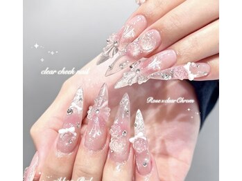 ニューネイル 池袋(NEW NAIL)/ピンクベールローズ