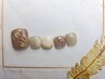 【フット】ジェル毎月変わる定額デザイン+美爪を育てる甘皮ケア&フットバス