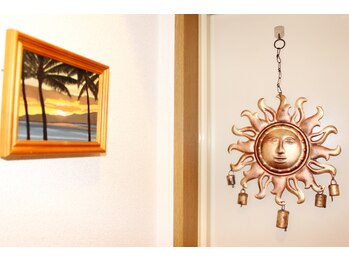 アロハビューティ(Aloha Beauty)/こだわりの店内はハワイの雰囲気