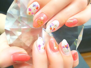 ネイルサロン シェル(Nail Salon SHELL)/押し花ネイル