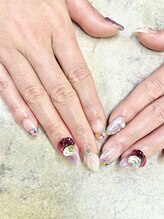 ネイルサロンファストネイルプラス 新宿店(FAST NAIL PLUS)/秋ネイル2022【人魚の鱗】