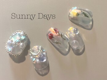 サニーデイズ ネイルアンドビューティー 曙橋店(SunnyDays Nail&Beauty)/クリアフラワー