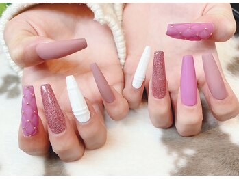 ココネイル(coco.nail)/【長さ出し】アクリルスカルプ