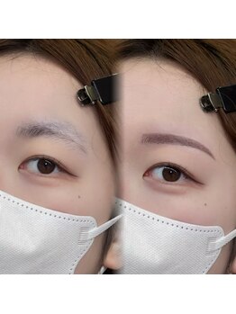 チルアンドアイ 千葉駅前店(Chill&Eye)/美眉スタイリング/BeforeAfter