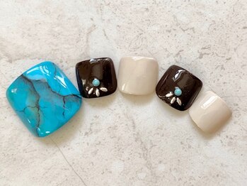 コーラルワン(CORAL ONE)/ターコイズ風アート