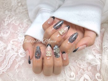 ネイルサロン ミュウ 池袋店(nailsalon Myuu)/ツイードネイル