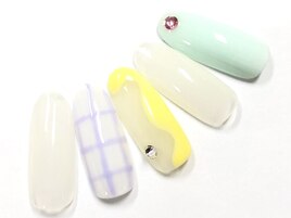 チェック柄・パステル