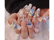 ローラネイル(Roller nail)/スカルプストーン乗せ放題¥12500
