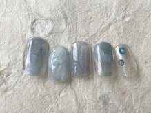 アイネイルズ 梅田店(I nails)/インクブルーニュアンス¥8200