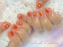 ネイルアート ジマー/チークネイル/パラジェル/韓国