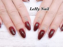 レヒネイル(LeHy nail)/ワンカラー×マットネイル