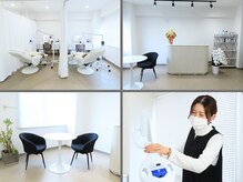 完全予約制で個室の為、周りを気にせずホワイトニング体験！