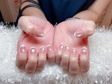 レアネイル 新宿(le'a nail)/マグネットフレンチネイル