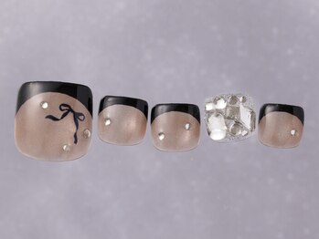 ジェミーネイル シンジュク(Jemiy nail shinjuku)/マグフレンチ埋め尽くし¥9480