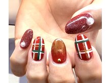 カラーネイル つくば(KOLOR nail)/チェックネイル