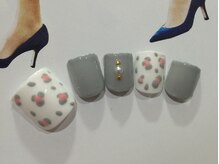 ネイルサロン リリオ(Nail Salon Ririo)/ヒョウ柄フットネイル