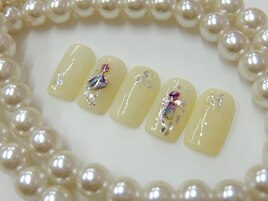 シェルニュアンスキラキラネイル