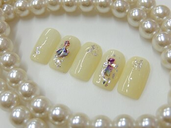 ネイルサロンミキ 横浜(MIKI)/シェルニュアンスキラキラネイル
