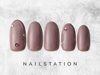 ネイルステーション 渋谷マークシティ店(NAIL STATION)/キラキラネイル/パラジェル