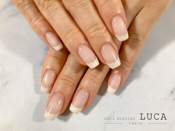 ネイルアトリエルカ(nail atelier LUCA)/R-72 白フレンチネイル