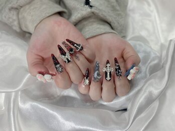 リャー(LYA)の写真/【長さだしワンカラー¥7000～】折れた爪や深爪の方もすらりと長いお爪に仕上げます♪丁寧なケアでモチ抜群