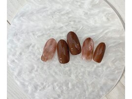 シンプル　ブラウン　ニュアンス