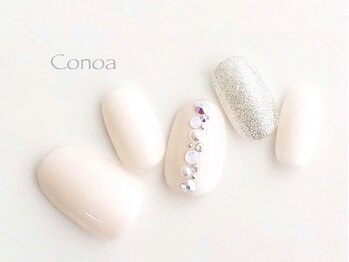 コノア(conoa)/パールベージュネイル