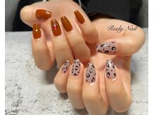 ルディーネイル(Rudy Nail)/レオパード×ブラウンネイル